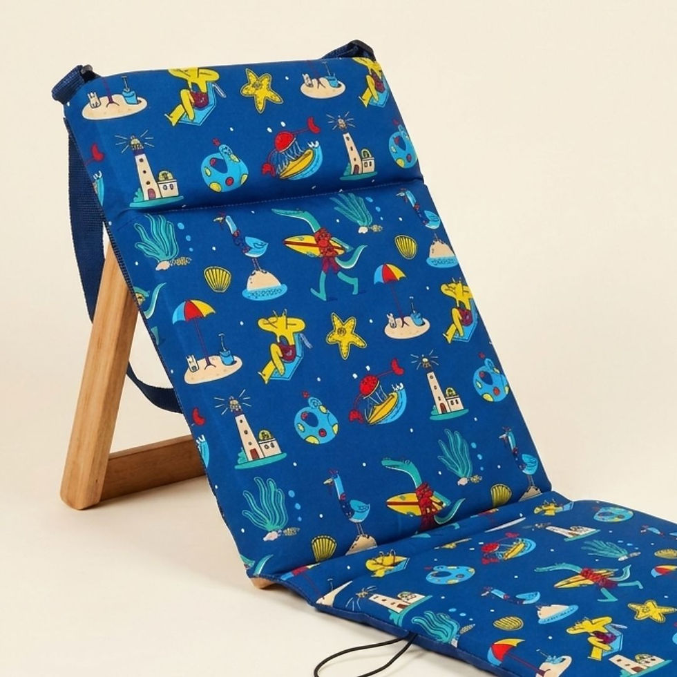 Miniatura: Reposera Niños Azul