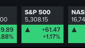 다우, 장중 사상최고치 40K이후 3대 지수 소폭 하락 마감(05/16/24)