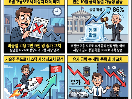 고용 냉각으로 연준 금리 동결 가능성 상승하며 3대 지수 상승, TSLA +5%, STX-11% (10/02/26)