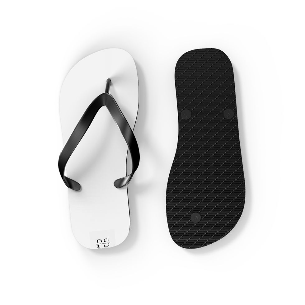 Thumbnail: Poised Branded Flip Flops