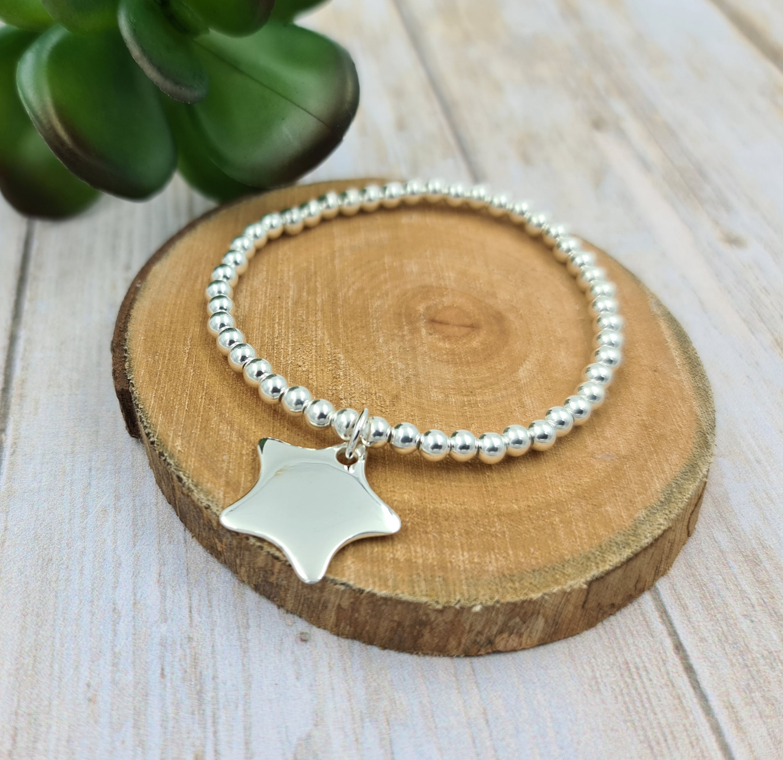 bracelet-perles-boules-argent-925-pendentif-etoile-bijoux-fantaisie-artisanat