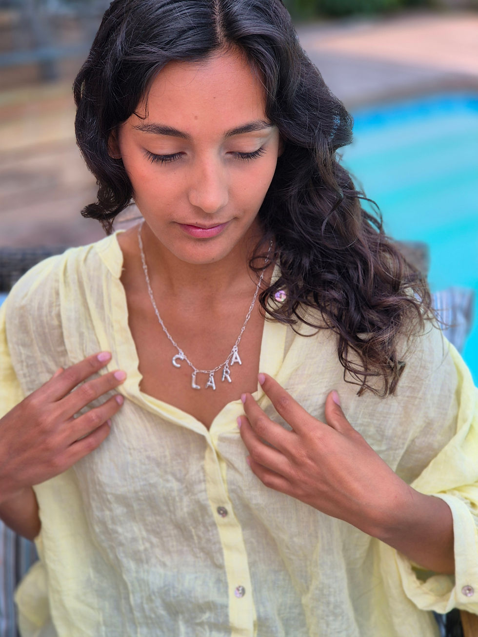 Miniature : Collier "Balloon"-  personnalisable - argent 925