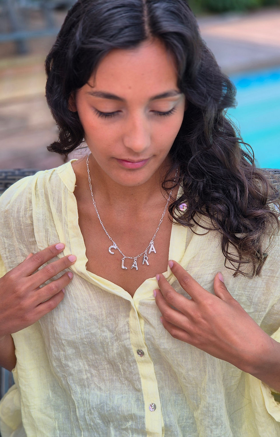 Miniature : Collier "Balloon"-  personnalisable - argent 925