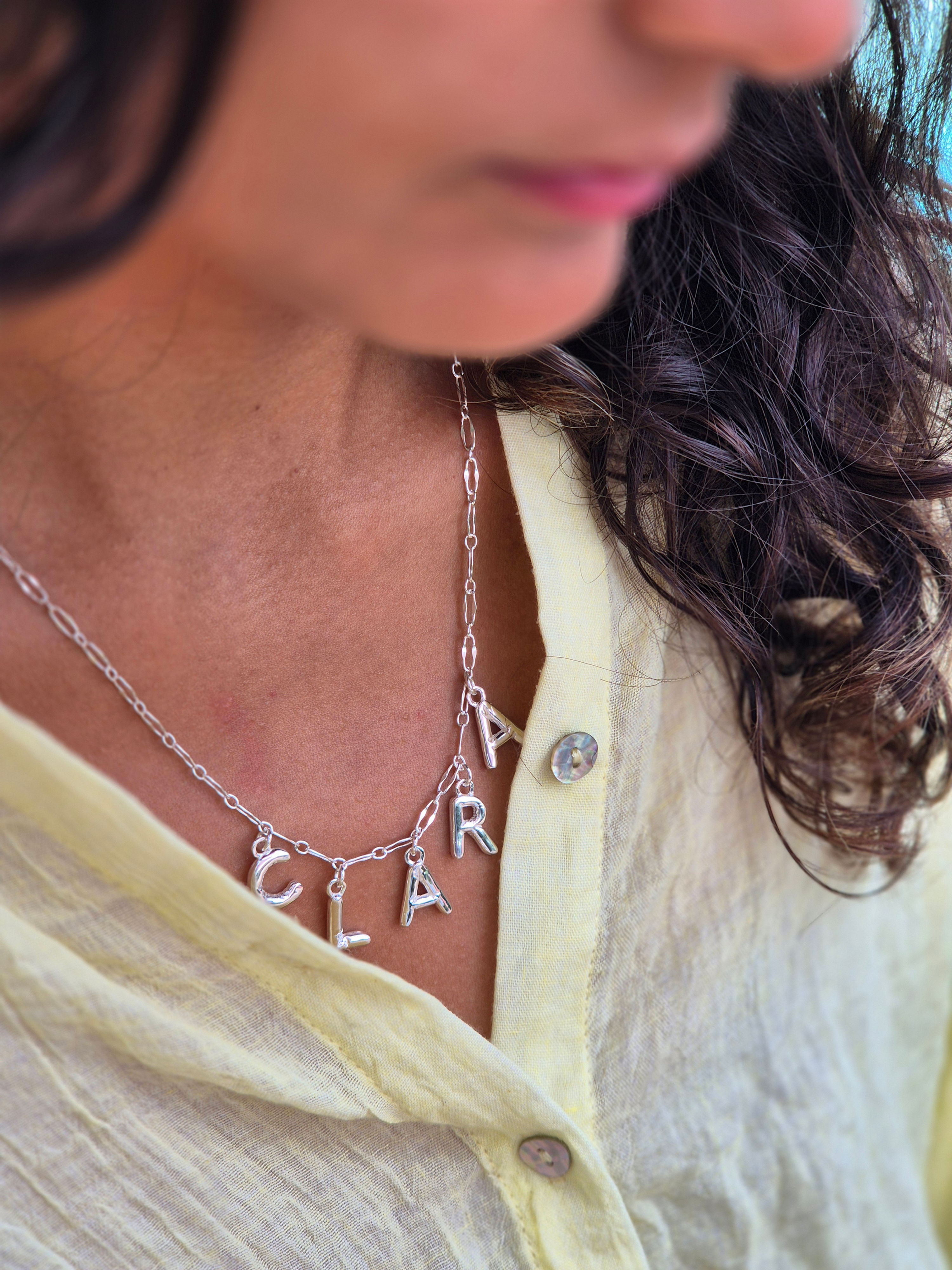 Collier "Balloon"-  personnalisable - argent 925