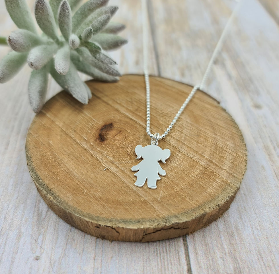 Collier court argent 925 - Chaîne bille  -petite fille