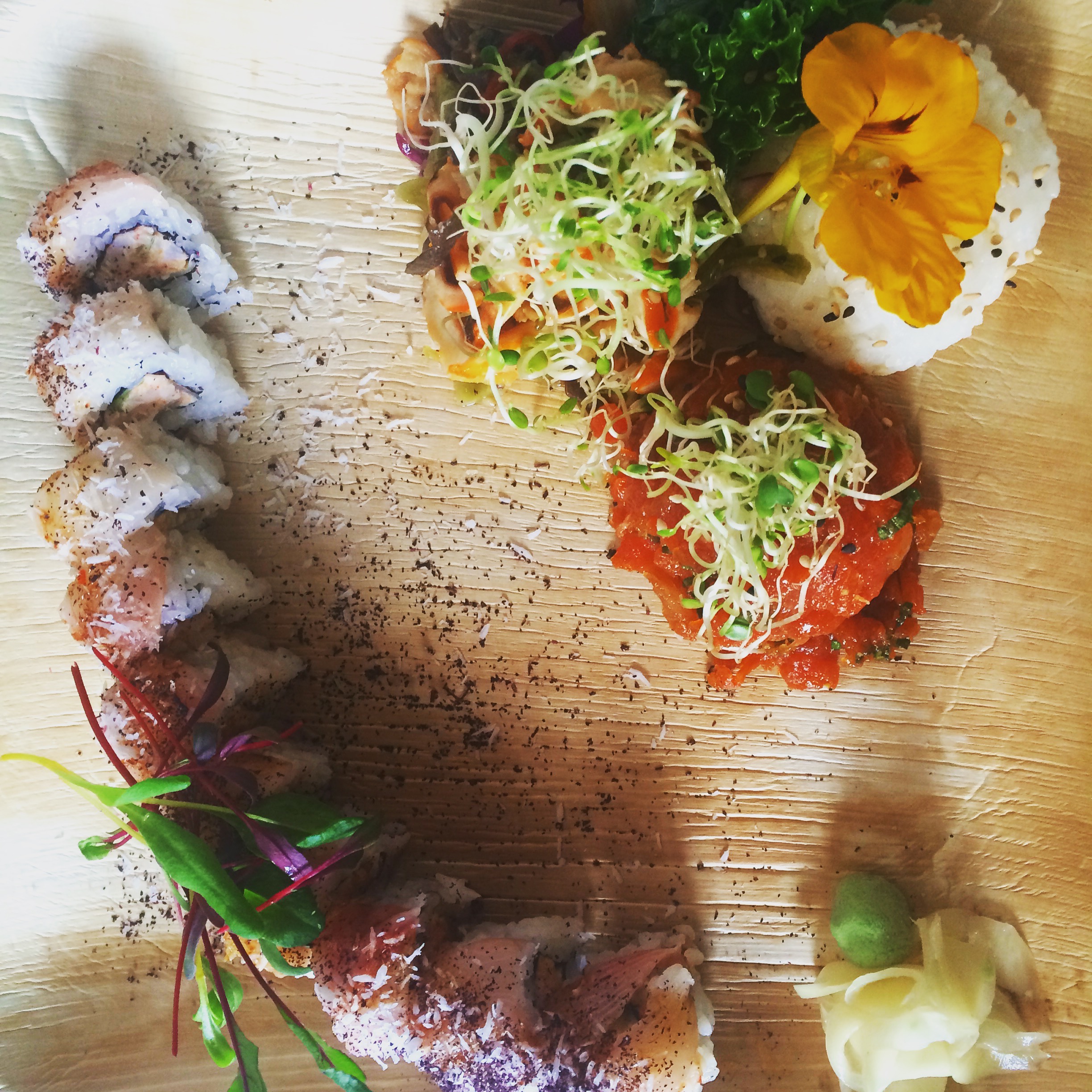 Arranged Food and Objects