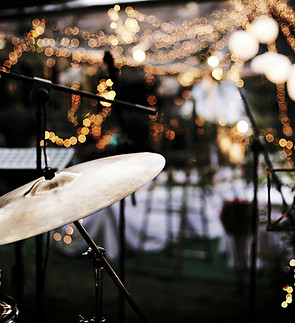 Drum set with lights