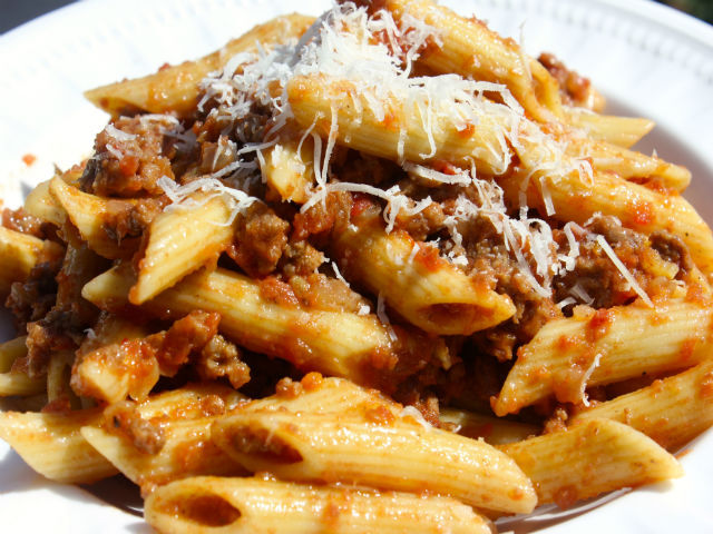 Penne Meat Sauce