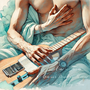 Ode aux bras d'un homme de Aude Volny-Anne: Un poème sensoriel et envoûtant sur l'attente d'un homme, de ses bras qui portent et de ses doigts longs de guitariste qui frôlent la peau et éveillent le frisson. Une célébration du désir contenu, du frisson suspendu entre force et caresse.