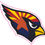 Thumbnail: Arizona Cardinals Inspired State Flag Mini Football Helmet Decals
