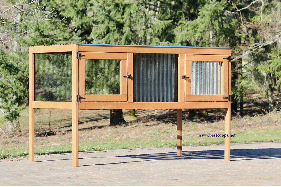 Thumbnail: 4' x 8' Quail/Rabbit Pen Plans