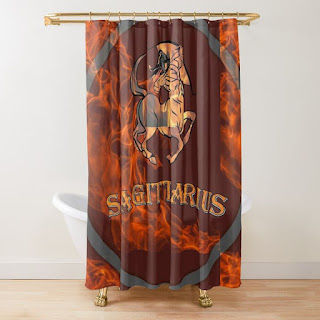 sagittario - Tenda da doccia (redbubble)