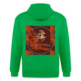 sagittario - Giacca con cappuccio pesante unisex