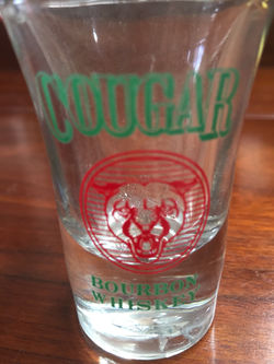 Cougar Shot Glass.