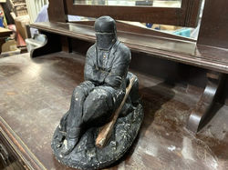 Vintage cement Ned Kelly Statue