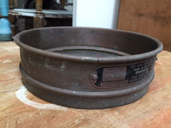 Vintage Brass Endecotts Test Sieve.