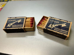 Vintage Zunder Matchboxes