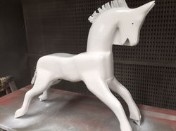 White Base Coat applied