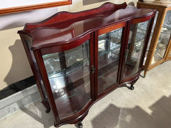 Bow Fronted Display Cabinet