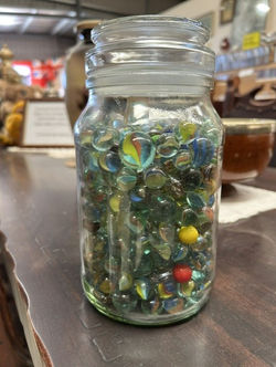 Large Jar of Marbles