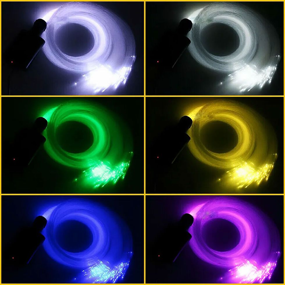 Thumbnail: 12W Car Roof Star Light 500/1000Pcs Fiber Optic Headliner Star Ceiling Light Kit