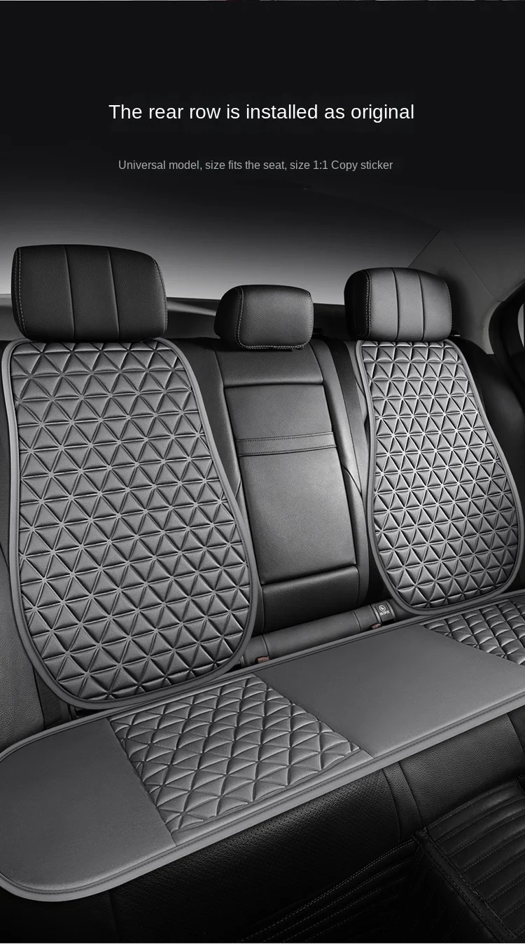 Thumbnail: Breathable Fabric Car Seat Cover 3D Triangular Concave Convex Hip Massage Cover 