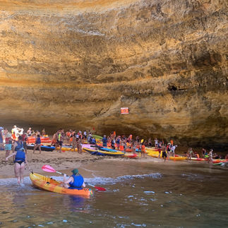 Kayak to cave