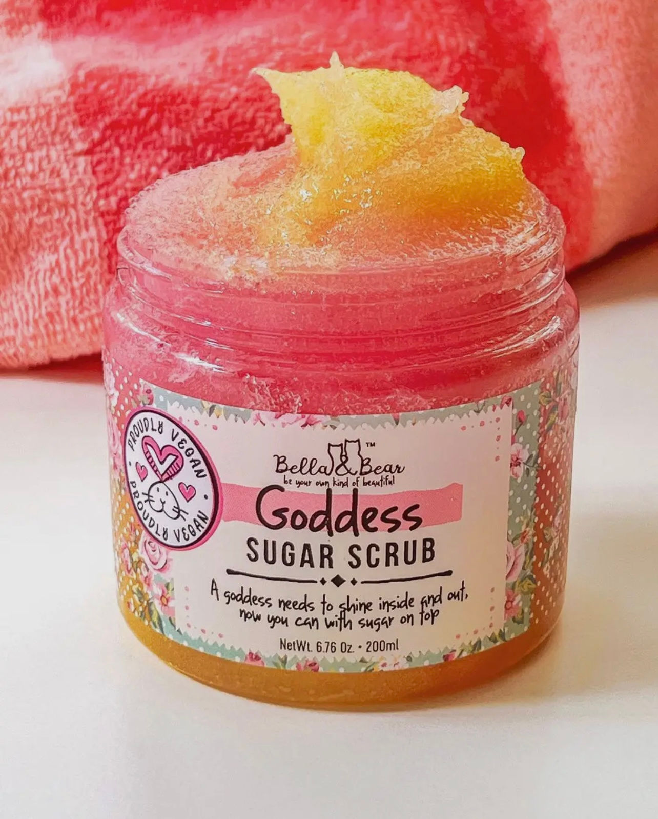Goddess Sugar Scrub | Body Scrub | Body Wash | Exfoliator | 6.76 oz.