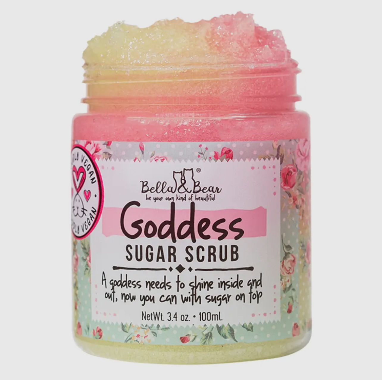 Goddess Sugar Scrub, Body Scrub Mini | Gift | 3.4 oz.