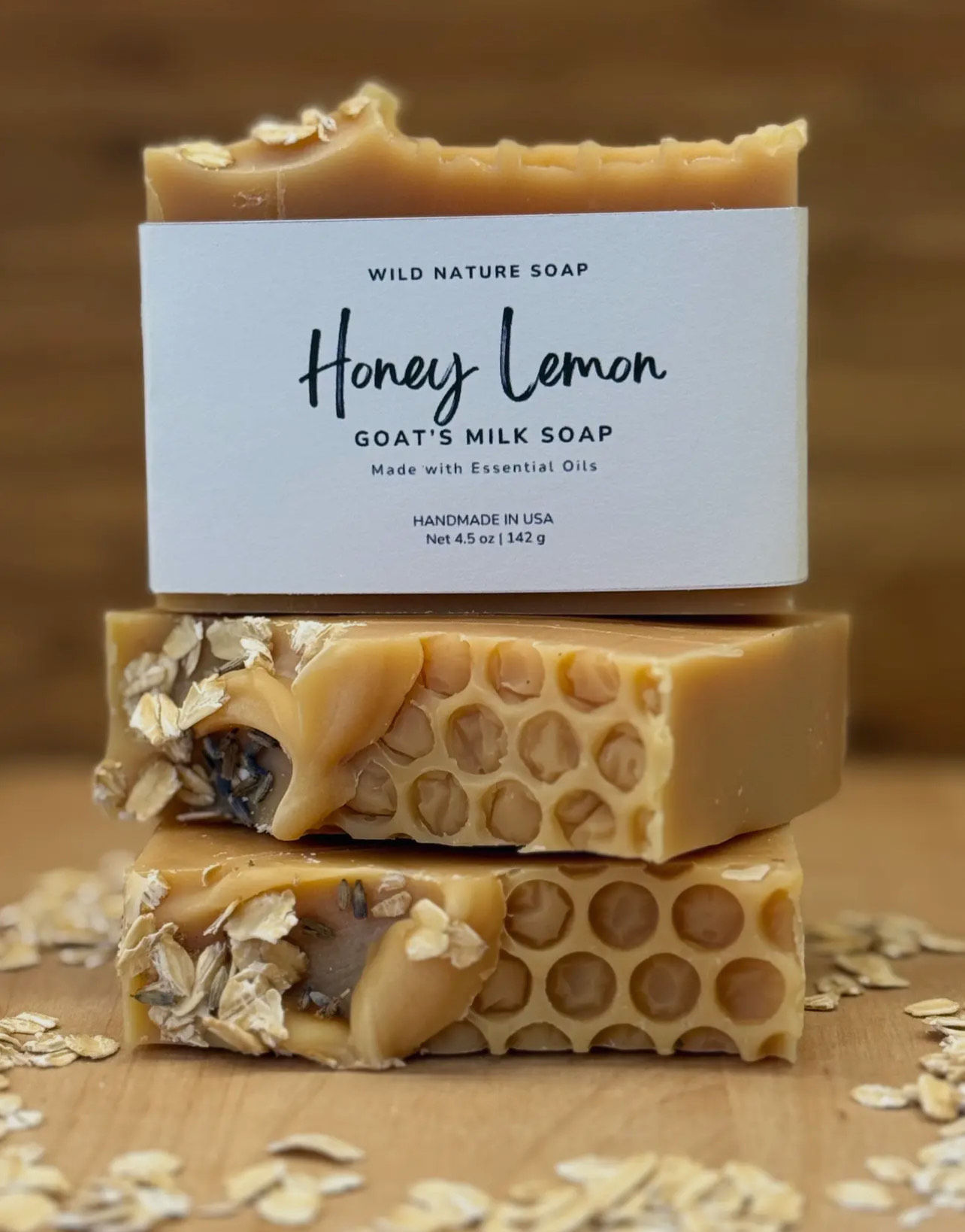 Honey Lemon Soap, Goats Milk Soap