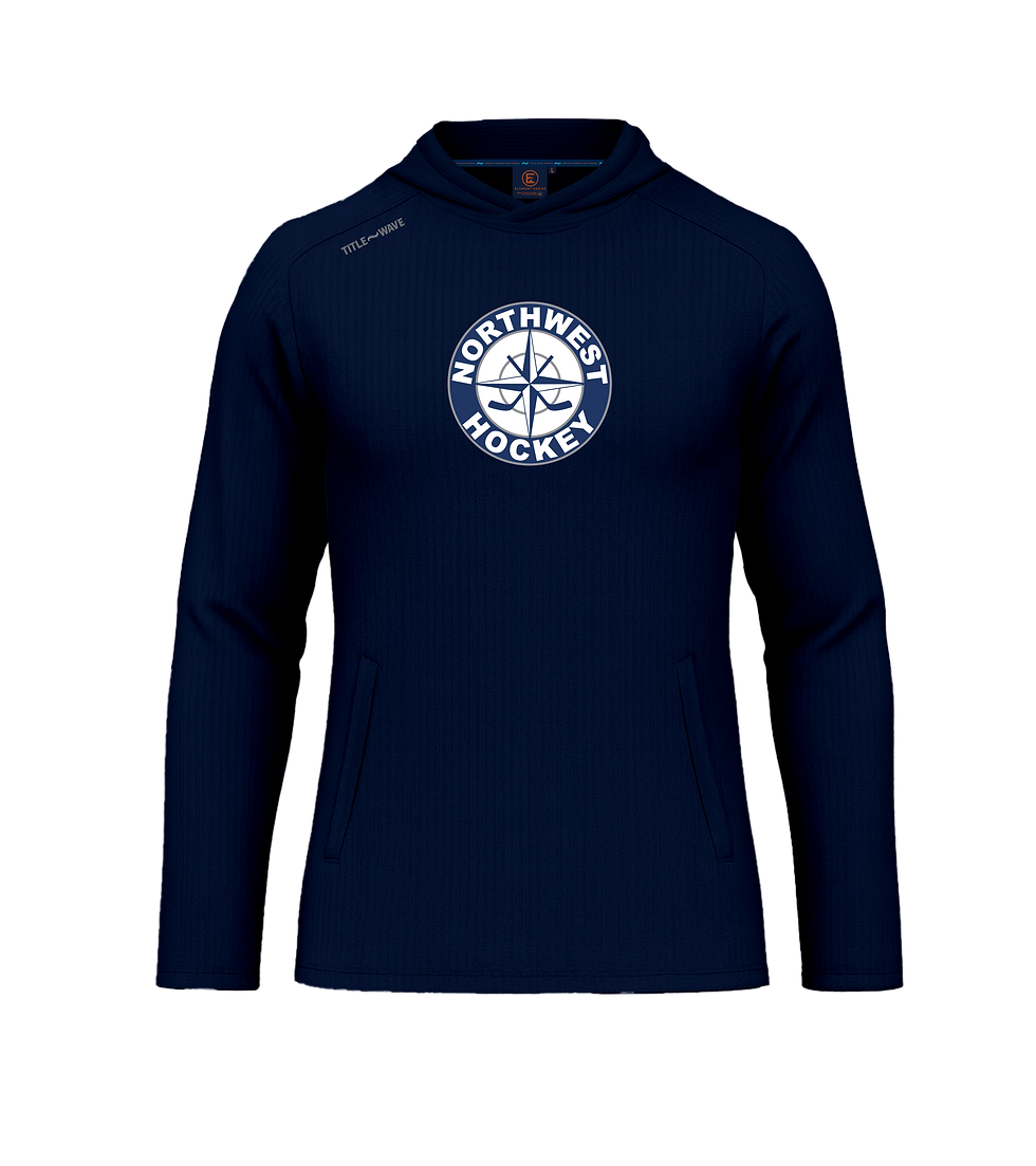 Northwest Element Series Hoodie- NAVY LARGE LOGO