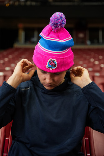 Flamingo Hockey Beanie | HockeyHeadwear.com