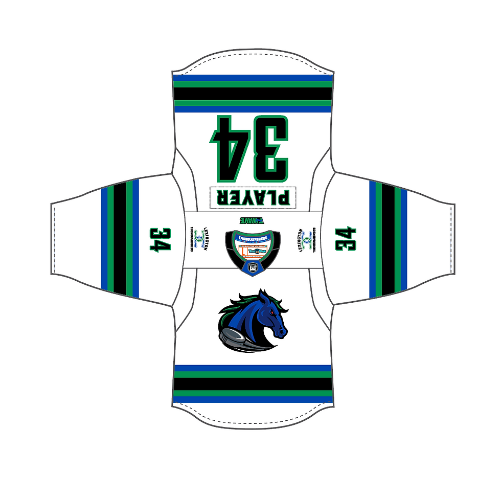 Thumbnail: Lexington Thoroughbreds Game Jerseys