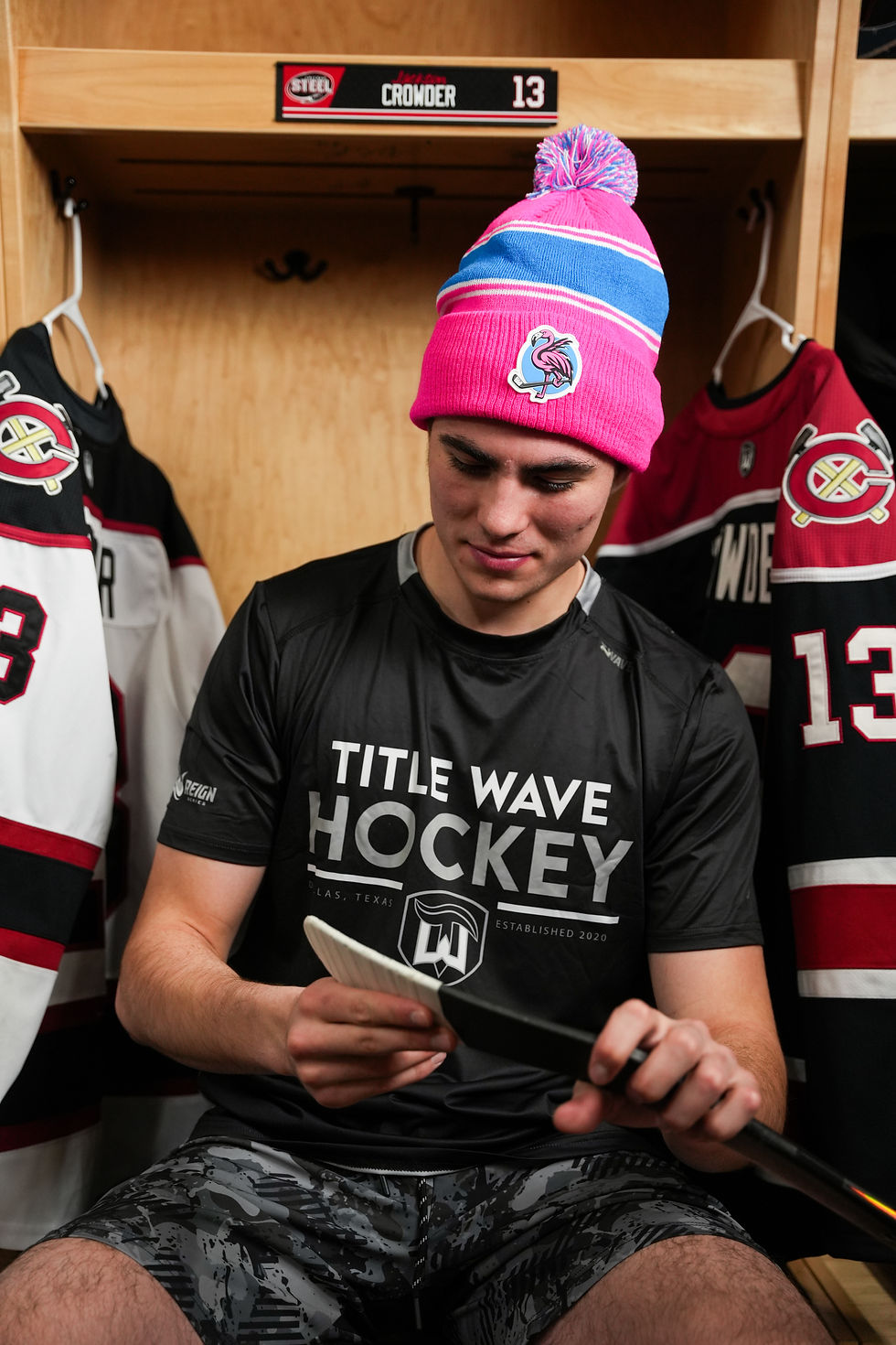 Thumbnail: Flamingo Hockey Beanie
