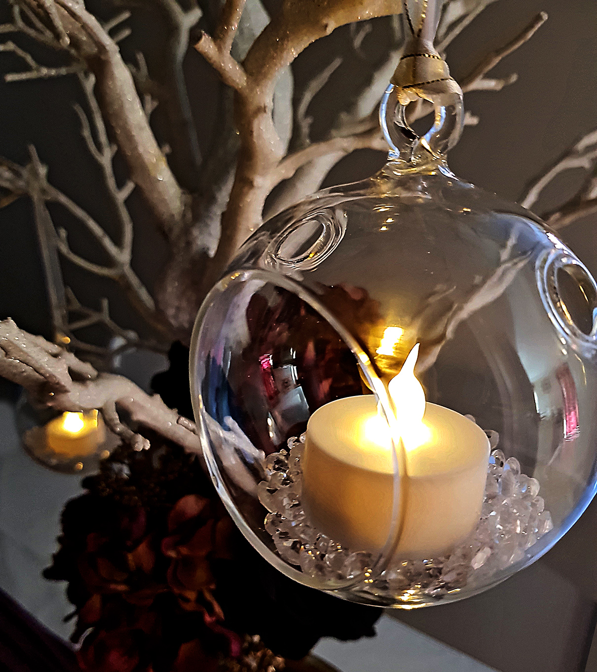 Bauble & Tealight $3.00