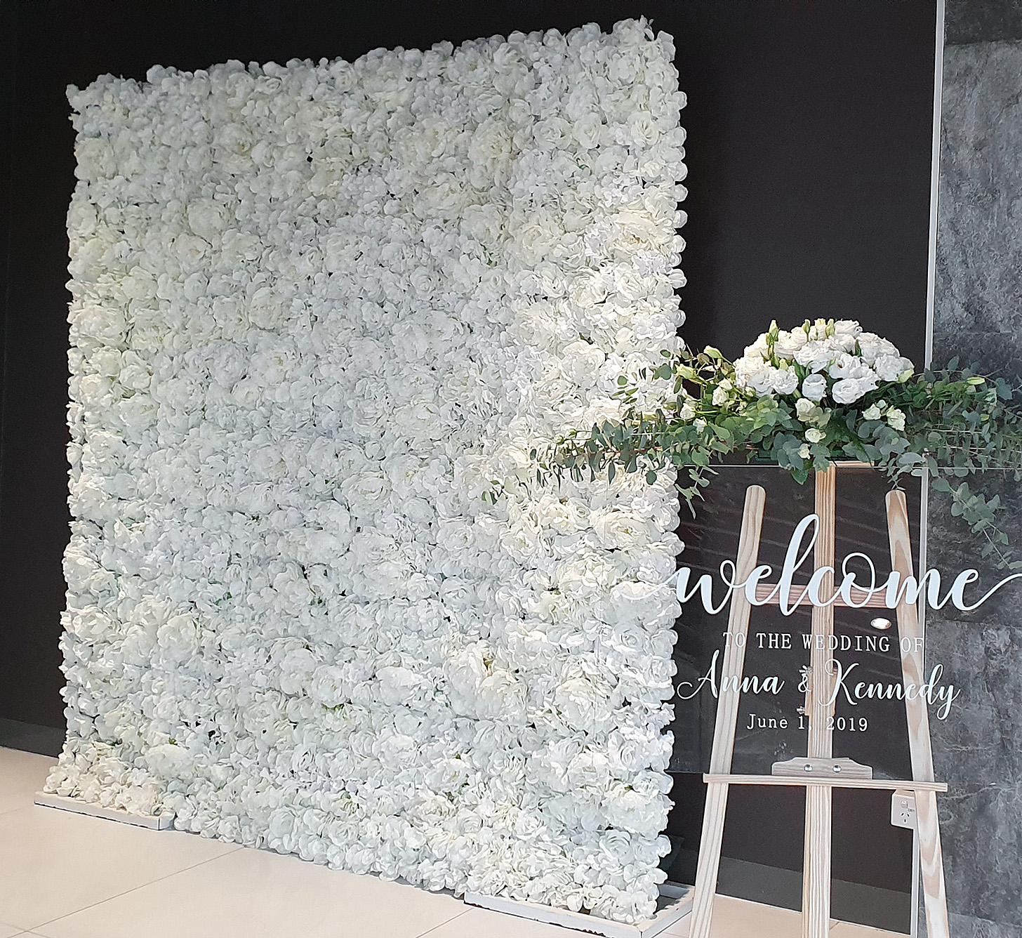 White Flower Wall $185.00