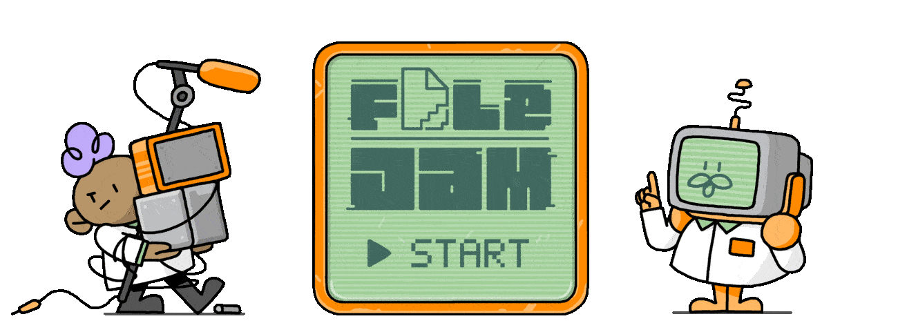 GIF animation of the File Jam Logo