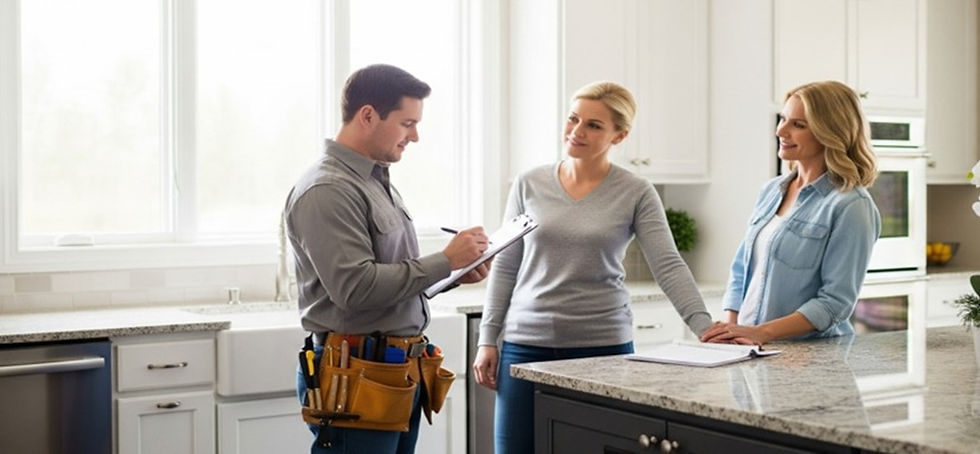 Best Lakeland Handyman providing a free price quote consultation with a homeowner