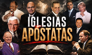 Portada de Iglesias Apóstatas, videos de discernimiento cristiano sobre falsas doctrinas, engaño espiritual y materialismo.