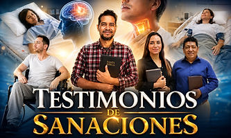 Portada de Testimonios de Sanaciones, testimonios cristianos de sanidad, fe y restauración en Dios.