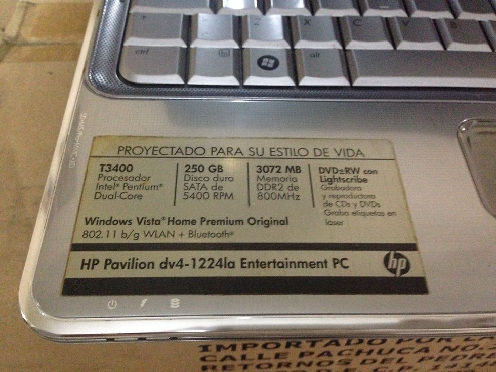 Miniatura: LAPTOP HP con lightscribe !!!!