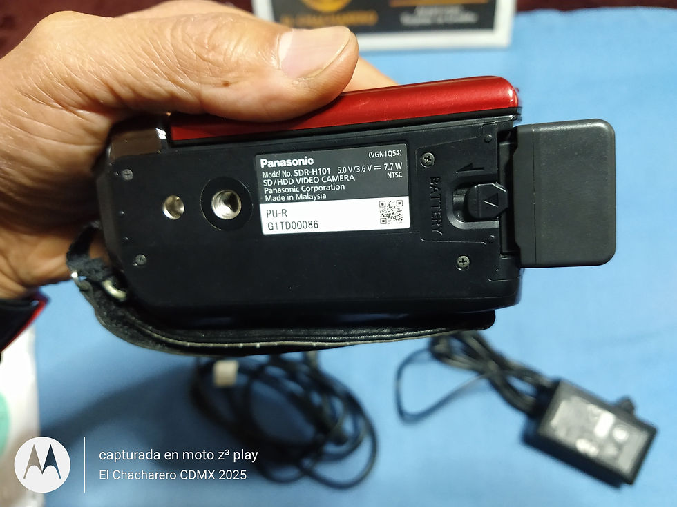 Miniatura: CAMARA DE VIDEO DE 80GB .