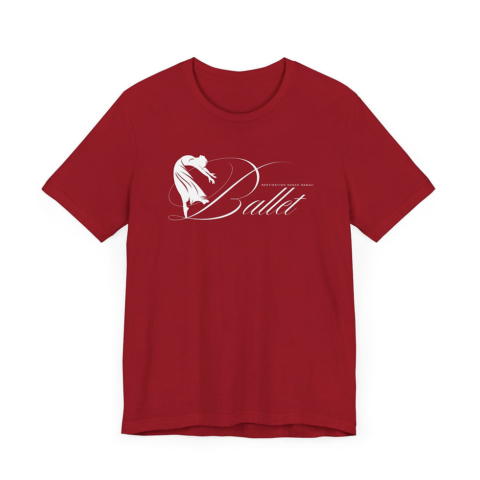 Thumbnail: D2HI Ballet Unisex Jersey Short Sleeve Tee