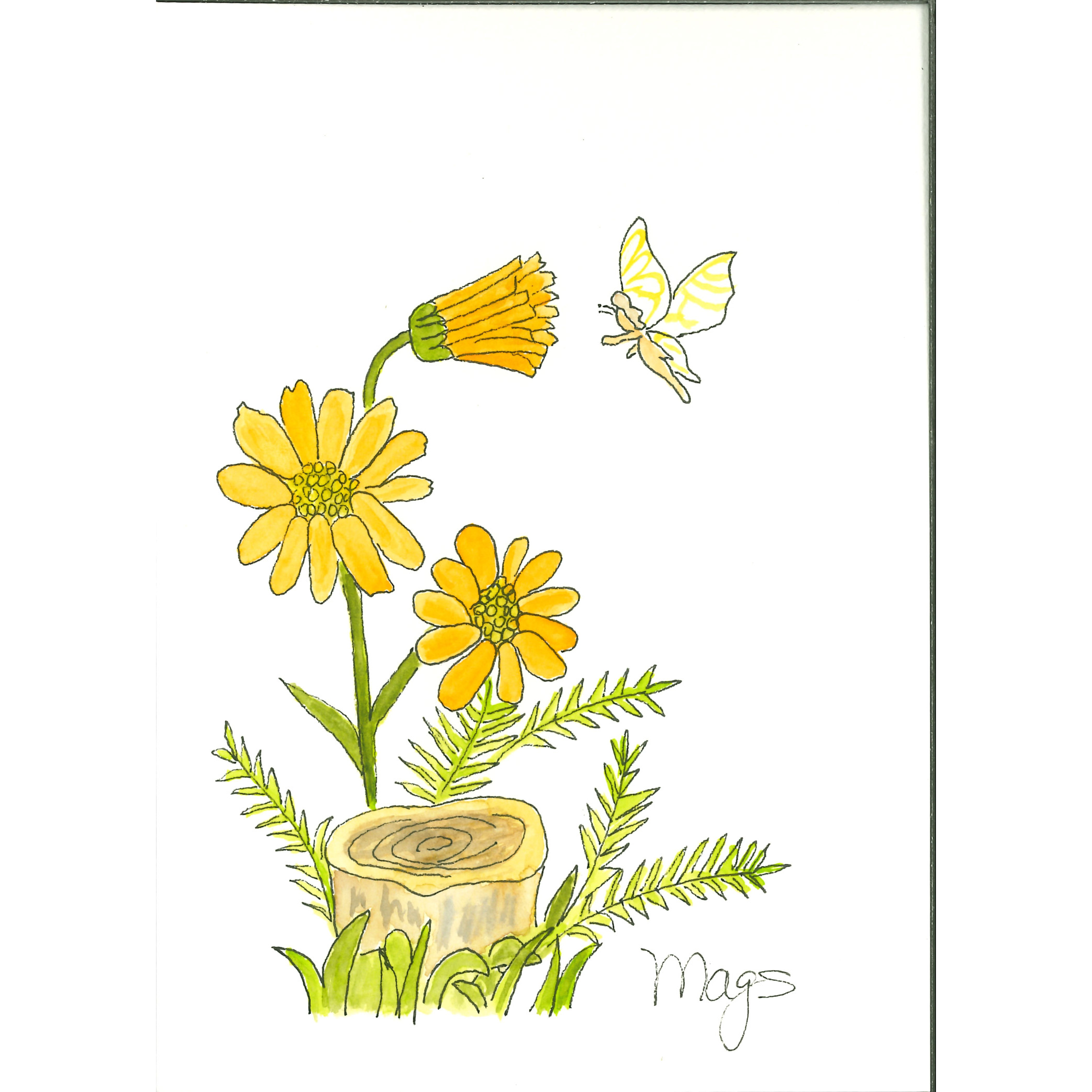 Fairy enjoying orange