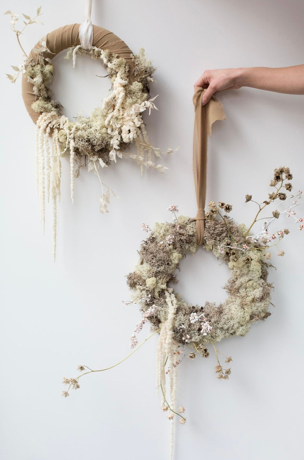 Couronne de porte de fin d'année