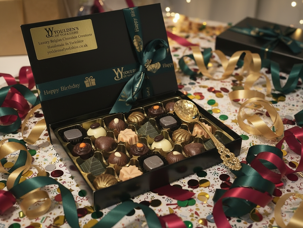 Thumbnail: Artisan Belgian Chocolate Collection in a Classic Lift‑Off‑Lid Box (8, 16 or 24)