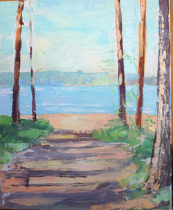 Reitti Särkkien uimarannalle