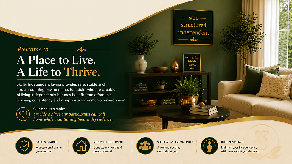 SKYLER INDEPENDENT LIVING WELCOME