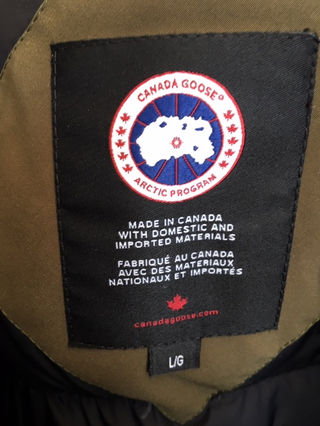 how to clean canada goose patch