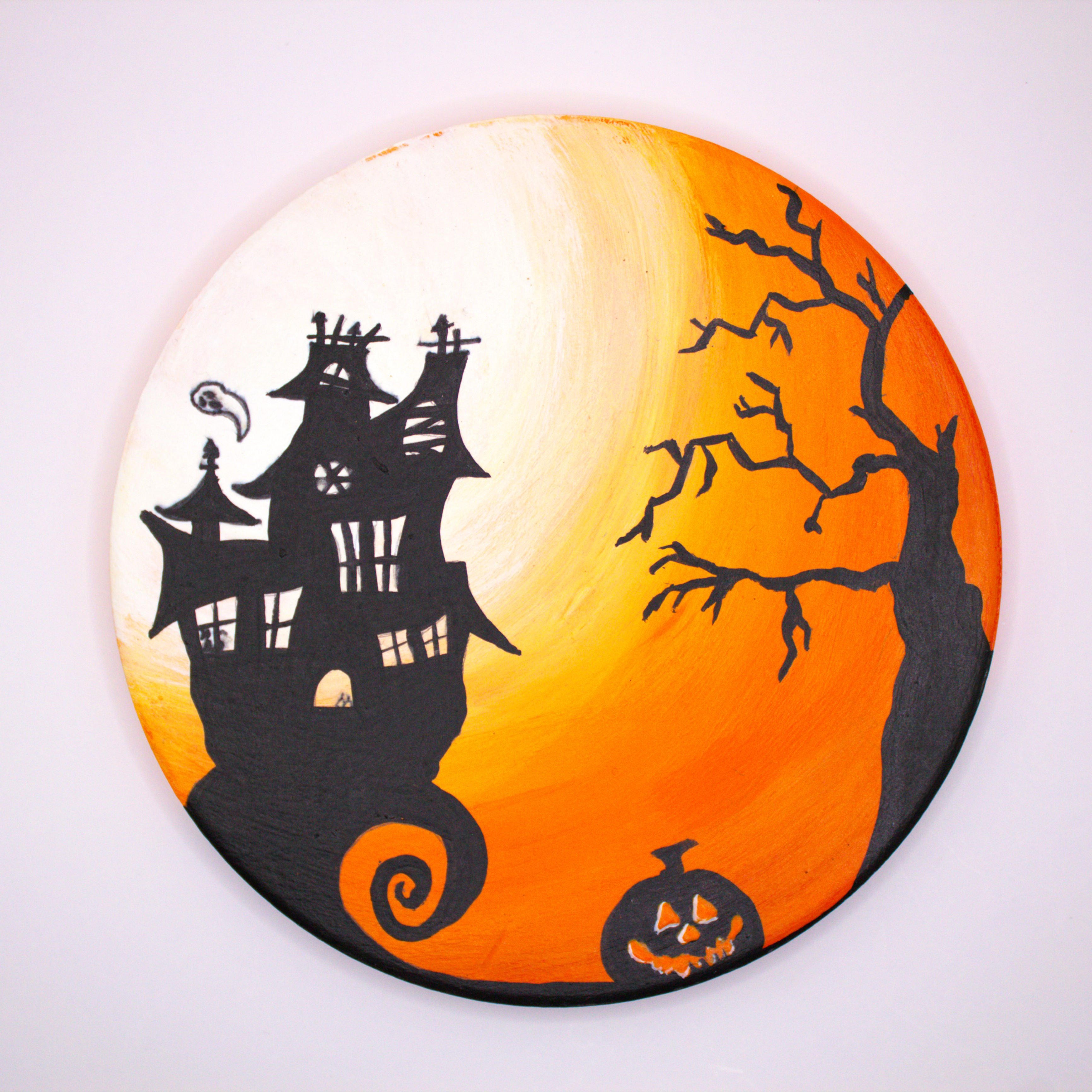 Hand Painted Ceramic Coaster